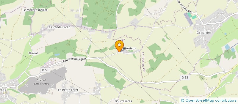 localisation de l'entreprise SCI LVJC  ARTAS