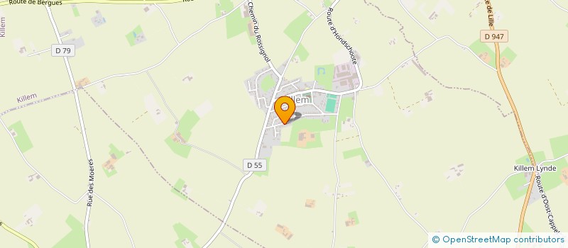 localisation de l'entreprise SCI LVK  GHYVELDE