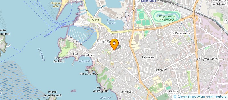 localisation de l'entreprise SCI LVL  SAINT-MALO
