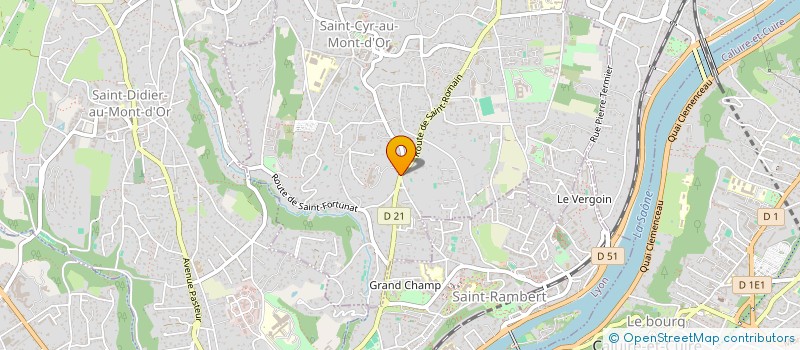 localisation de l'entreprise SCI LVL IMMOBILIER  SAINT-CYR-AU-MONT-D'OR