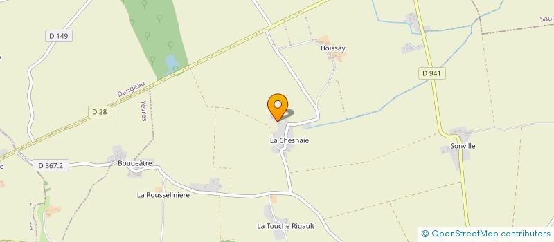 localisation de l'entreprise SCI LVM à DANGEAU