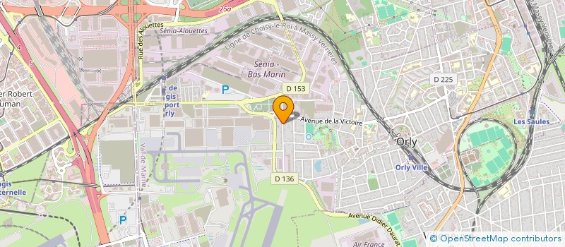 localisation de l'entreprise SCI LVM  ORLY