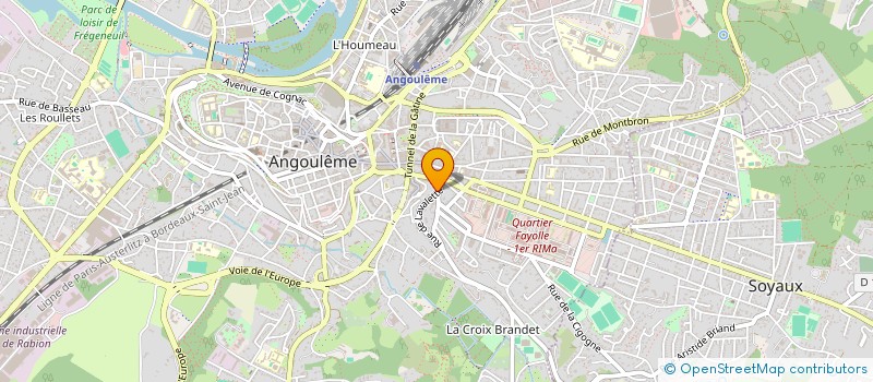 localisation de l'entreprise SCI LVMA à ANGOULEME