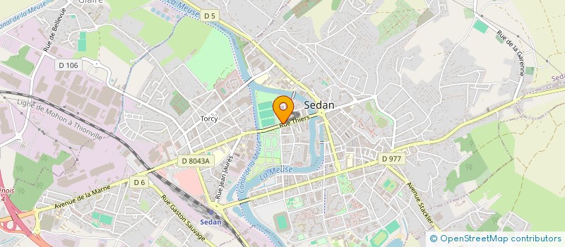 localisation de l'entreprise SCI LVMC  SEDAN