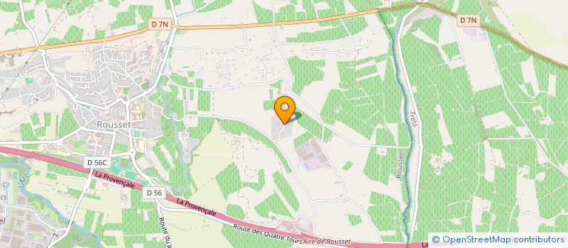 localisation de l'entreprise SCI LVME  ROUSSET