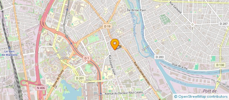 localisation de l'entreprise SCI LVML  CRETEIL