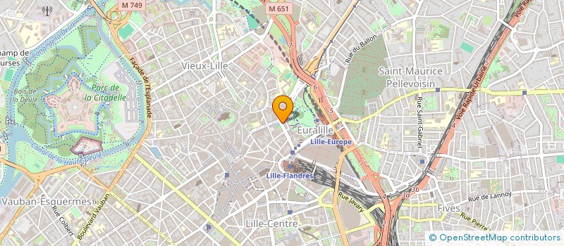 localisation de l'entreprise SCI LVO à LILLE