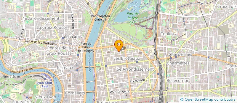 localisation de l'entreprise SCI LVP  LYON