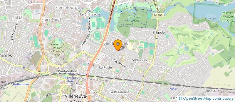 localisation de l'entreprise SCI LVP à VILLENEUVE-D'ASCQ