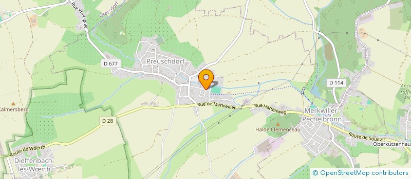 localisation de l'entreprise SCI LVP  MEMMELSHOFFEN