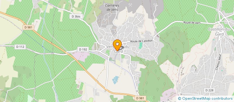 localisation de l'entreprise SCI LVPDG  VERS-PONT-DU-GARD