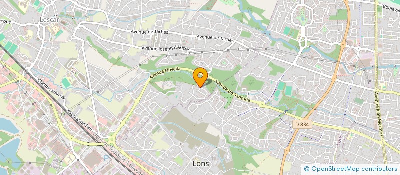 localisation de l'entreprise SCI LVS CAPITAL  LESCAR