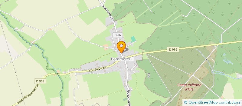 localisation de l'entreprise SCI LVT LE CATEAU à POMMEREUIL