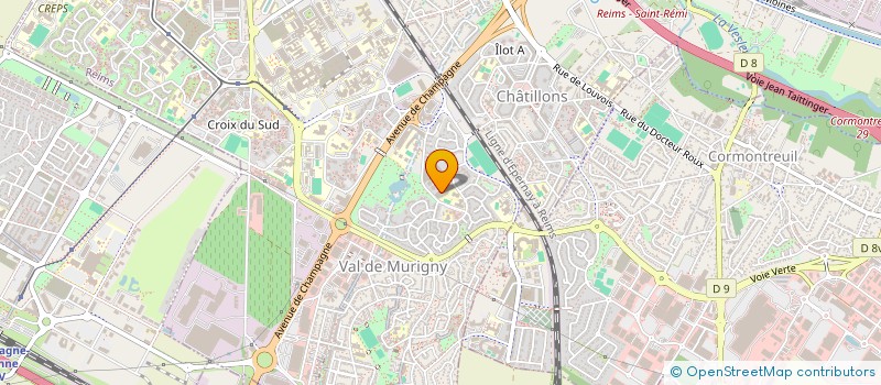 localisation de l'entreprise SCI LVT-VAUBAN  REIMS