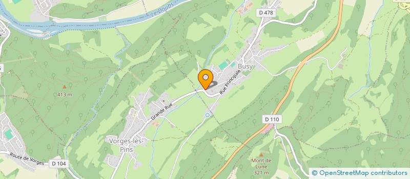 localisation de l'entreprise SCI LVV  BUSY