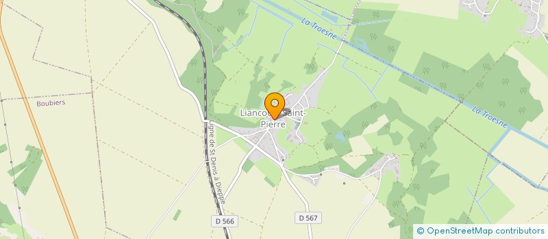 localisation de l'entreprise SCI LW  SERANS