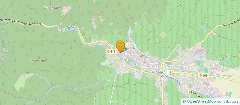 localisation de l'entreprise SCI LW IMMO  RIBEAUVILLE