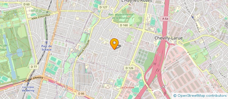 localisation de l'entreprise SCI LWNA  L'HAY-LES-ROSES