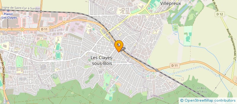 localisation de l'entreprise SCI LXL II à LES CLAYES-SOUS-BOIS