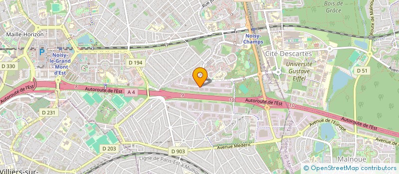 localisation de l'entreprise SCI LY à NOISY-LE-GRAND