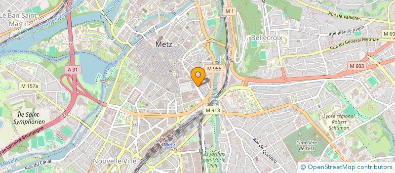 localisation de l'entreprise SCI LY  METZ