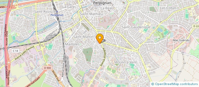 localisation de l'entreprise SCI LY  PERPIGNAN