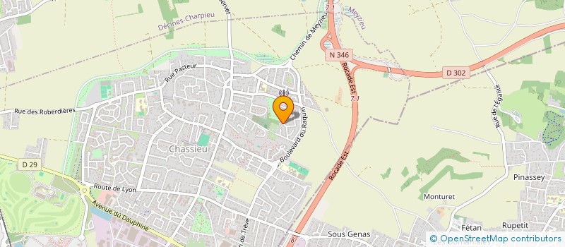 localisation de l'entreprise SCI LY&G  CHASSIEU