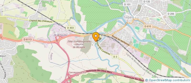 localisation de l'entreprise SCI LY.NA  TREBES