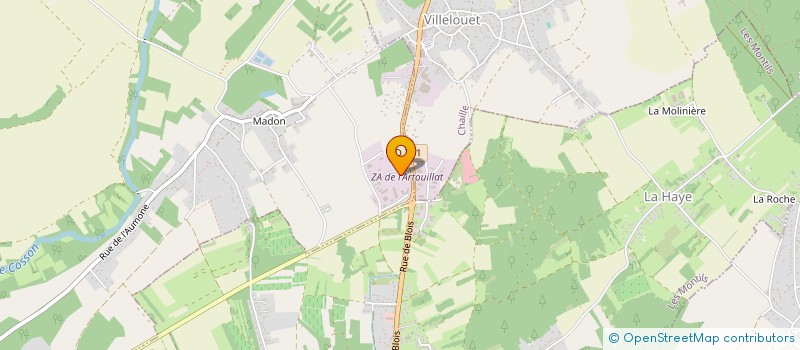 localisation de l'entreprise SCI LYA  CANDE-SUR-BEUVRON