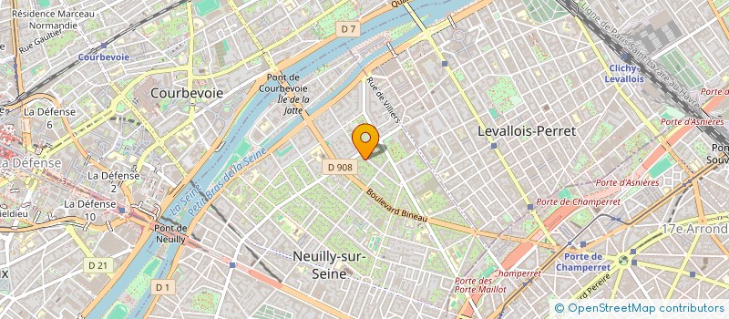 localisation de l'entreprise SCI LYA à NEUILLY-SUR-SEINE