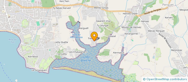 localisation de l'entreprise SCI LYA  BENODET