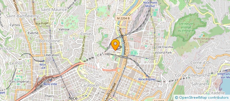 localisation de l'entreprise SCI LYAUTEY à NICE
