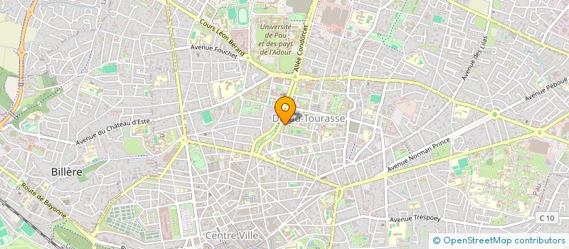 localisation de l'entreprise SCI LYAUTEY à PAU