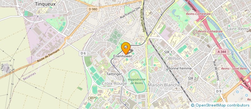 localisation de l'entreprise SCI LYAUTEY  REIMS