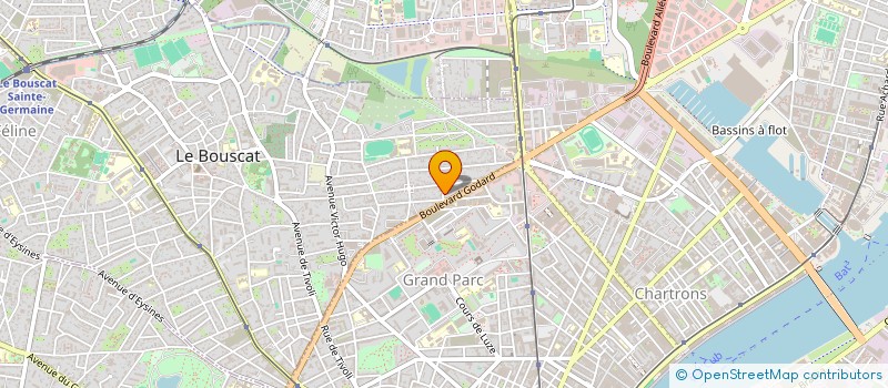 localisation de l'entreprise SCI LYAUTEY  LE BOUSCAT