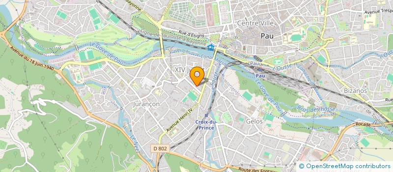 localisation de l'entreprise SCI LYBELLE à PAU