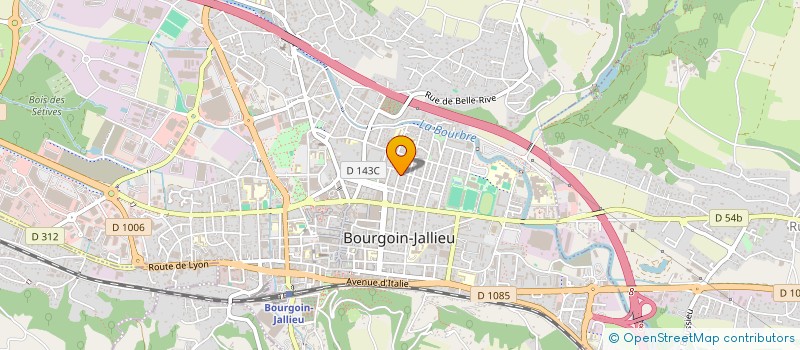 localisation de l'entreprise SCI LYBERT à BOURGOIN-JALLIEU