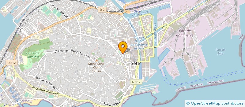 localisation de l'entreprise SCI LYC à SETE