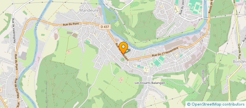 localisation de l'entreprise SCI LYCA  MANDEURE