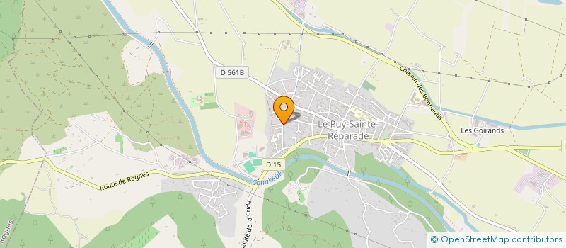 localisation de l'entreprise SCI LYCE  LE PUY-SAINTE-REPARADE