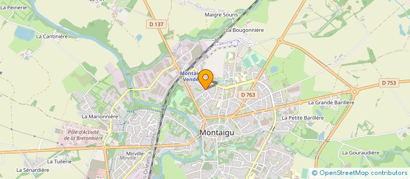 localisation de l'entreprise SCI LYCEE PRIVE JEANNE D ARC à MONTAIGU-VENDEE
