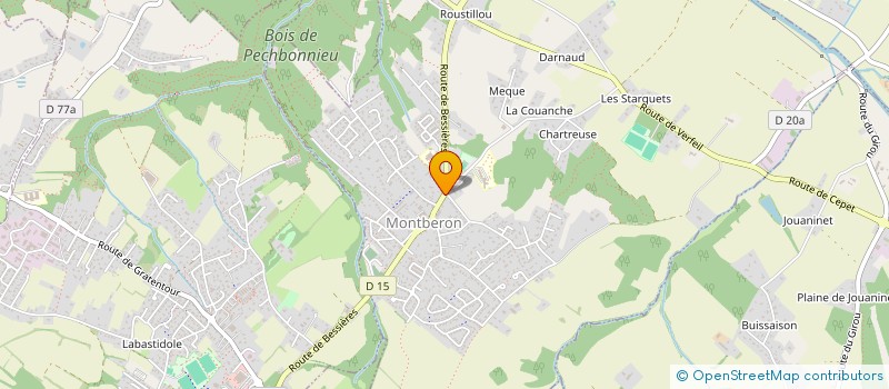 localisation de l'entreprise SCI LYD  MONTBERON