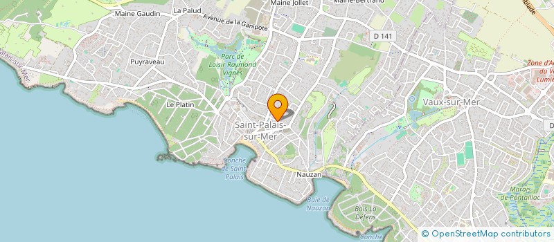 localisation de l'entreprise SCI LYD  SAINT-PALAIS-SUR-MER