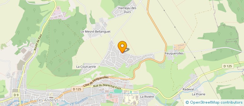 localisation de l'entreprise SCI LYDAMO à LES ANDELYS