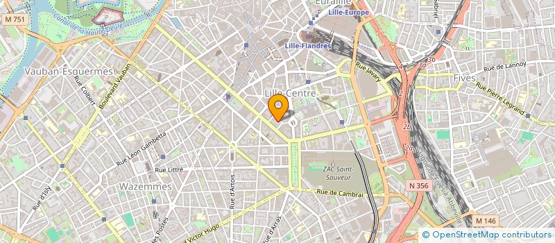 localisation de l'entreprise SCI LYDERIC à LILLE