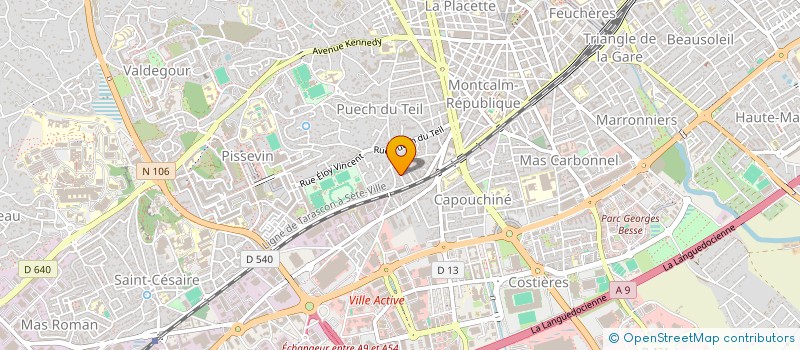 localisation de l'entreprise SCI LYDIE  NIMES