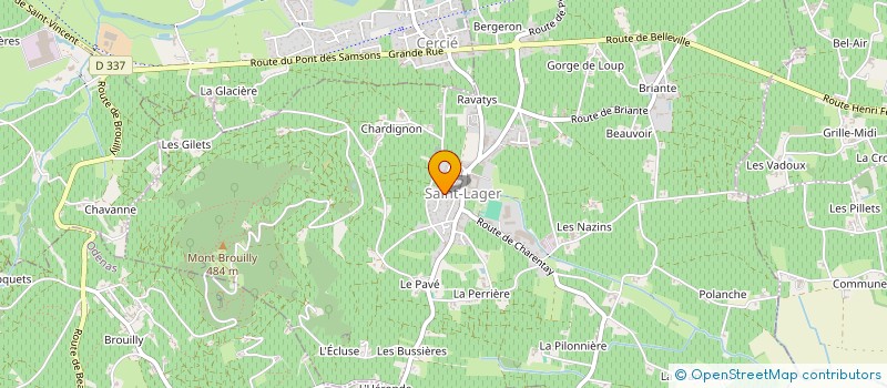 localisation de l'entreprise SCI LYDIE  SAINT-LAGER