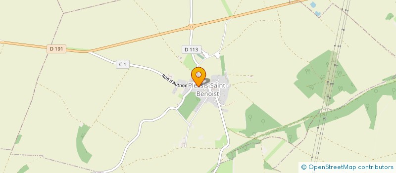 localisation de l'entreprise SCI LYDIE  PLESSIS-SAINT-BENOIST