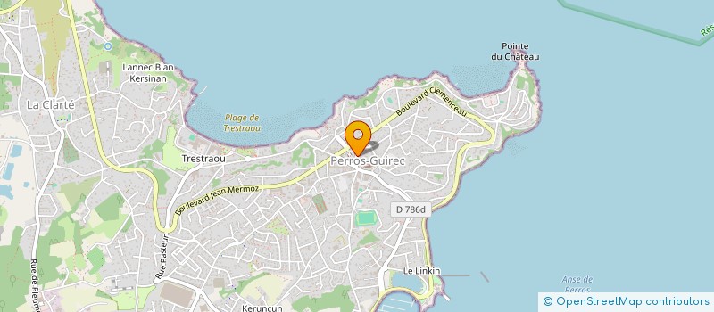 localisation de l'entreprise SCI LYDIE ET YANN TILLY  PERROS-GUIREC