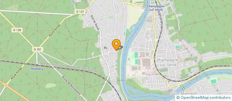 localisation de l'entreprise SCI LYDKA  THOMERY